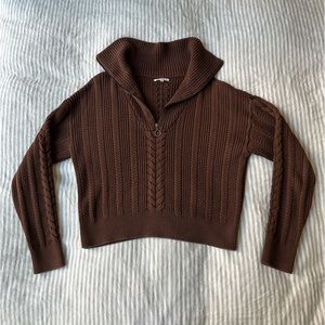 Reformation Half Zip Sweater
